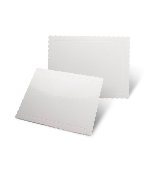 Base rectangular blanca 30x25cm/3mm de grosor - SWEETKOLOR
