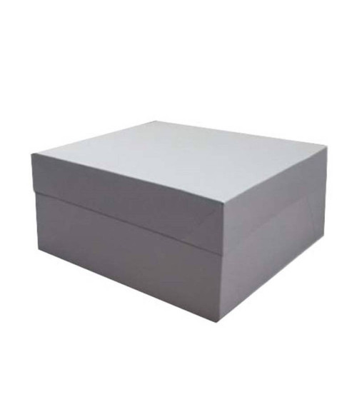 Caja para tarta rectangular blanca 35x25cm - AZUCREN