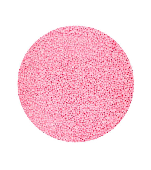 Nonpareils o mini perlas rosa 80gr - FUNCAKES
