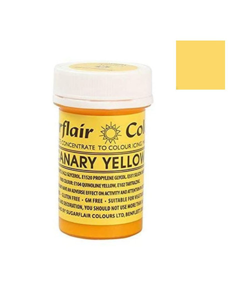 Colorante en pasta amarillo canario 25gr - SUGARFLAIR