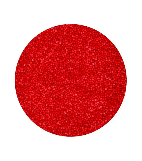 Nonpareils o mini perlas rojas  80gr - FUNCAKES