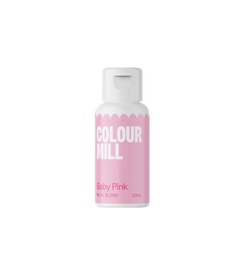 Colorante liposoluble en gel rosa bebé 20ml - COLOUR MILL