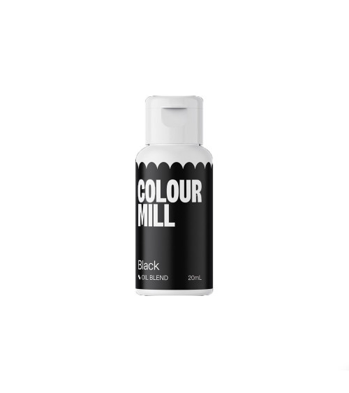 Colorante liposoluble en gel negro 20ml - COLOUR MILL