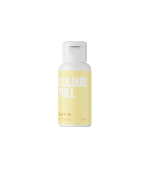 Colorante liposoluble en gel amarillo limón 20ml - COLOUR MILL