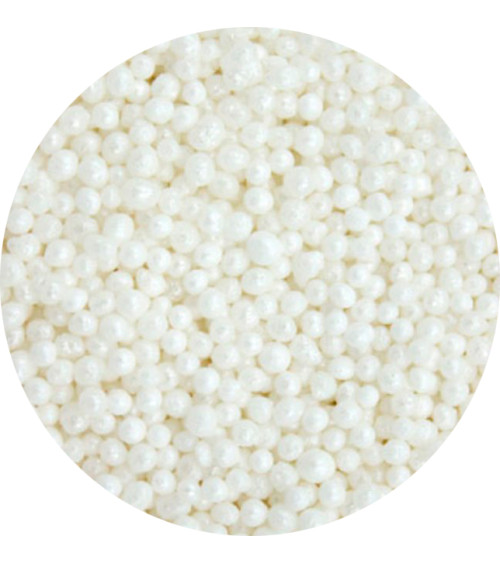 Nonpareils o mini perlas blancas 90gr - AZUCREN