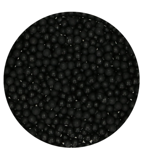 Perlas de azúcar blandas color negro 60gr - FUNCAKES