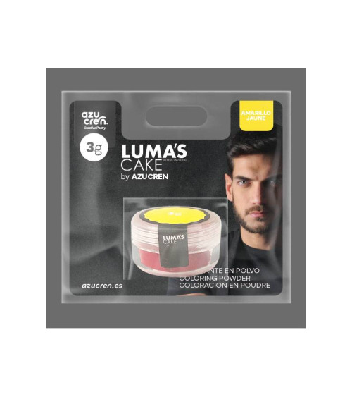 Colorante en polvo amarillo 'Luma's Cake' 3gr - AZUCREN