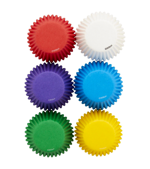 Set cápsulas mini cupcakes arco iris 150u - WILTON