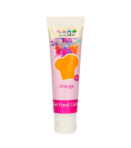 Colorante en gel naranja 30gr - FUNCAKES