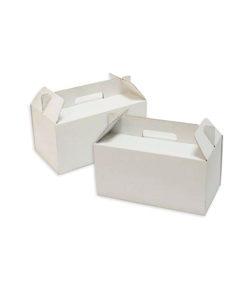 Caja picnic blanca pequeña 21x11x9cm - SWEETKOLOR