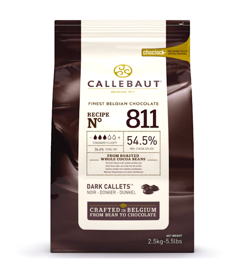 Chocolate negro en callets 2,5kg - CALLEBAUT