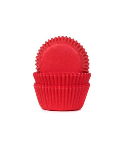 Cápsulas mini cupcake red velvet 60u - HOUSE OF MARIE